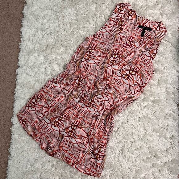 BCBGMAXAZRIA Multicolored Patterned Romper Size S - Picture 9 of 11